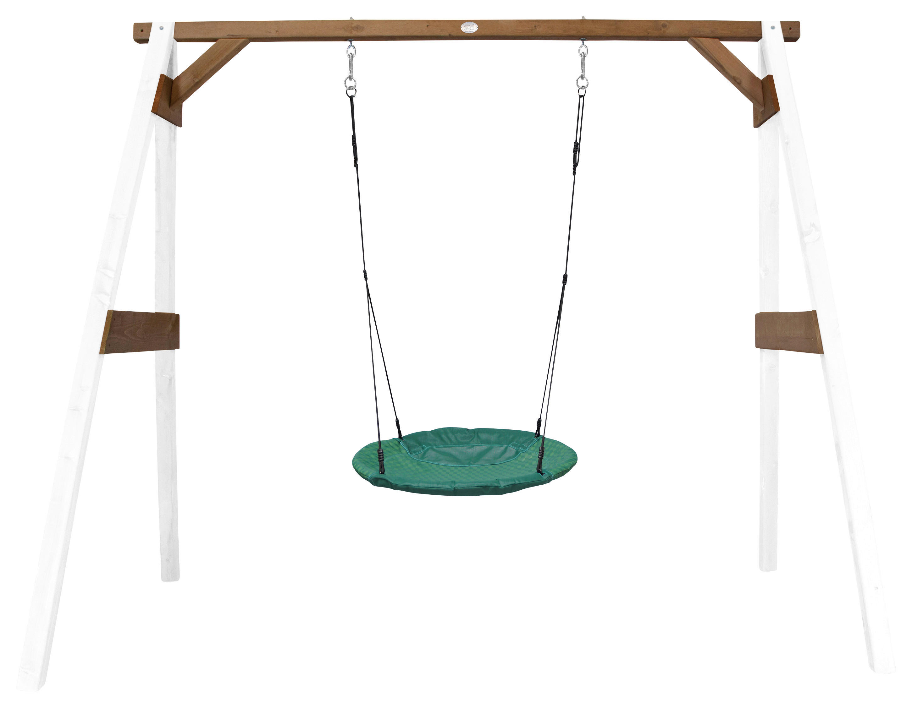 AXI Nestschaukel Summer weiß B/H/L: ca. 254x207x160 cm Summer - braun/weiß (160,00/254,00/207,00cm) - AXI