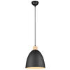 Reality Pendelleuchte R30681032 mattschwarz Metall H/D: ca. 150x25 cm E27 1 Brennstellen Jagger - mattschwarz (25,00/150,00cm) - Reality