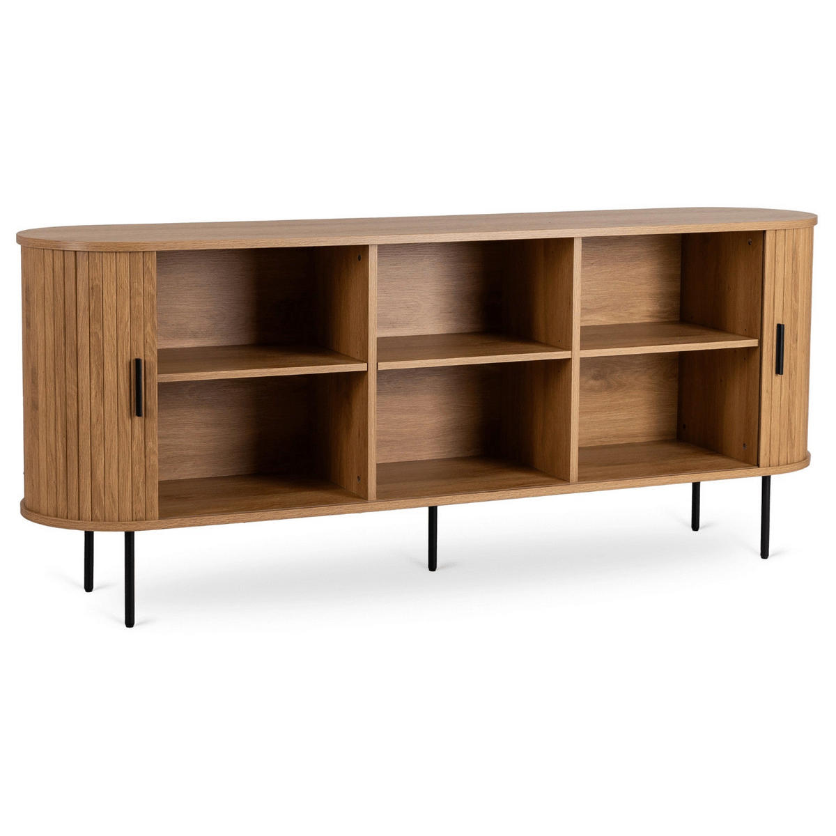 Kommode SELVA Eiche Sonoma Nachbildung B/H/T: ca. 180x76x40 cm SELVA - Eiche (180,00/76,00/40,00cm) - WIPMEB