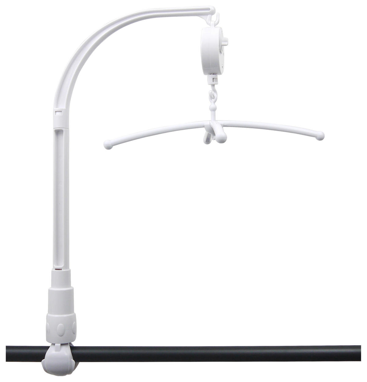 Niermann Mobilehalter für Rundstab B/H/L: ca. 11x6x35 cm für Rundstab - (35,00/11,00/6,00cm) - Niermann