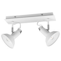 TRIO Strahler Roxie weiß Chrom Metall B/H/L/D: ca. 13,7x22,8x40x13 cm E14 2 Brennstellen Roxie - weiß/Chrom (40,00/13,70/22,80cm) - Trio