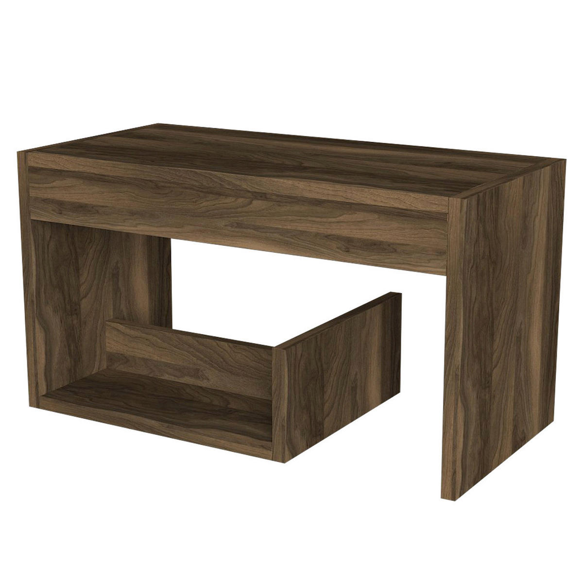 Beistelltisch Sister walnuss Nachbildung Spanplatte B/H/T: ca. 35x60x29,5 cm Sister - walnuss (35,00/60,00/29,50cm) - moebel17