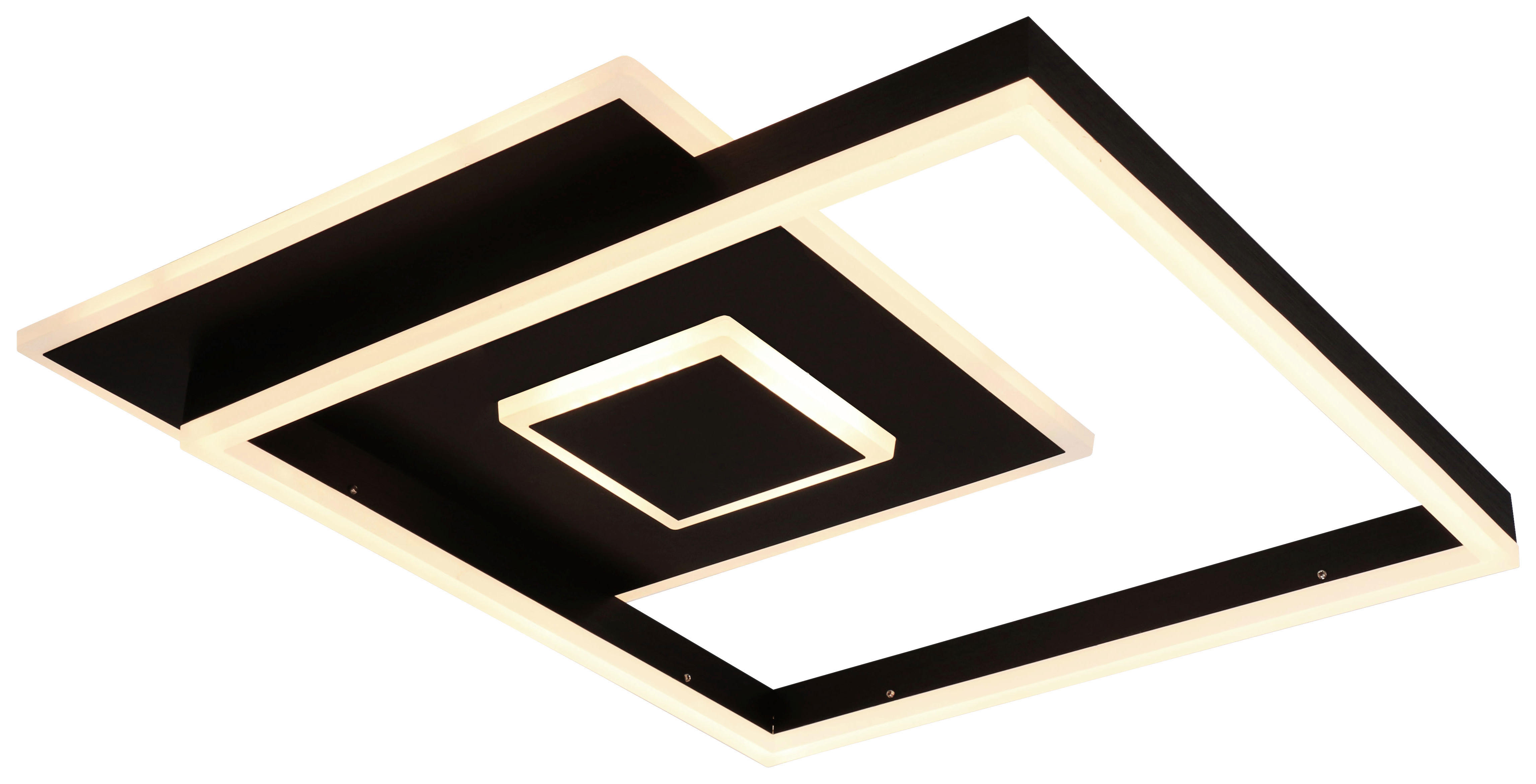 POCOline Deckenleuchte Haakon schwarz Metall Acryl D: ca. 64 cm LED-Deckenleuchte_Haakon - schwarz (64,00cm) - POCOline