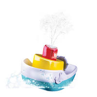 BBJunior Spielzeugboot Splash 'n Play Spraying Tugboat B/H/L: ca. 8,3x8,3x15 cm Splash 'n Play Spraying Tugboat - weiß/türkis (15,00/8,30/8,30cm) - BBJunior