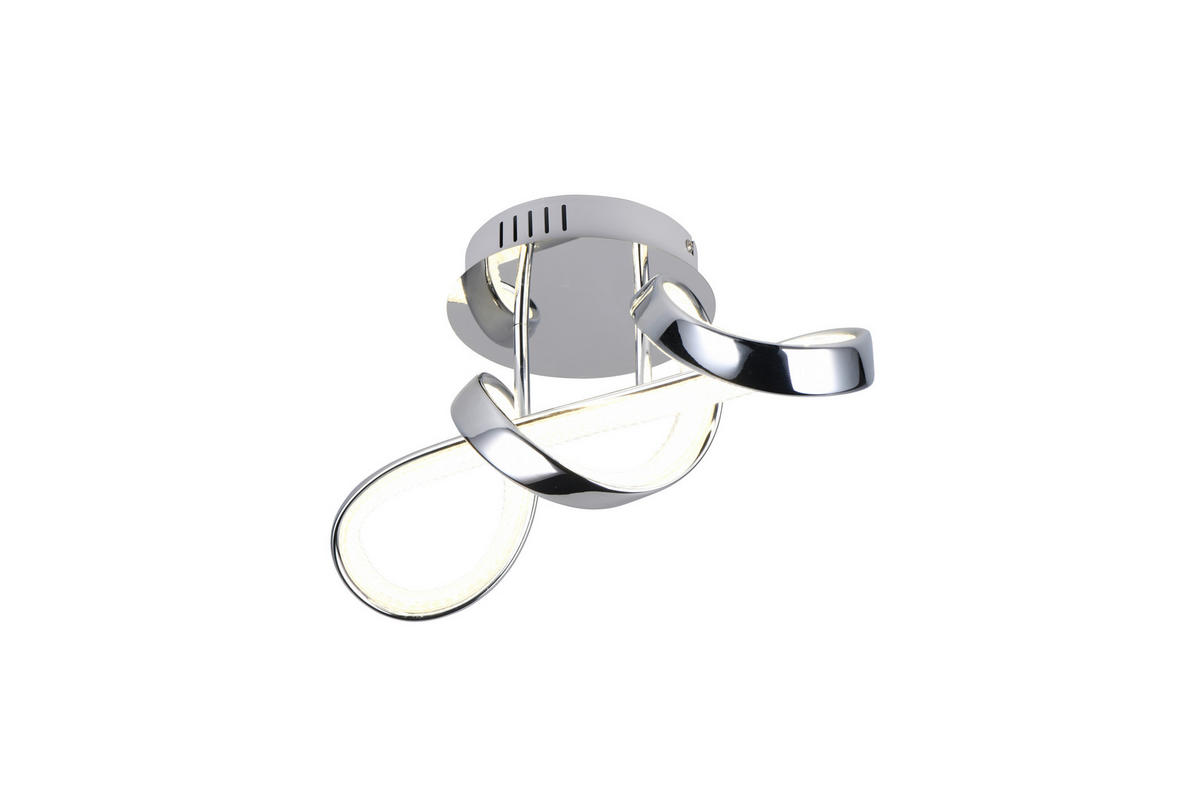 Reality LED-Wandleuchte Padua R27281106 Chrom Metall B/H/T: ca. 22x40x17,5 cm 1 Brennstellen Padua - Chrom (22,00/40,00/17,50cm) - Reality