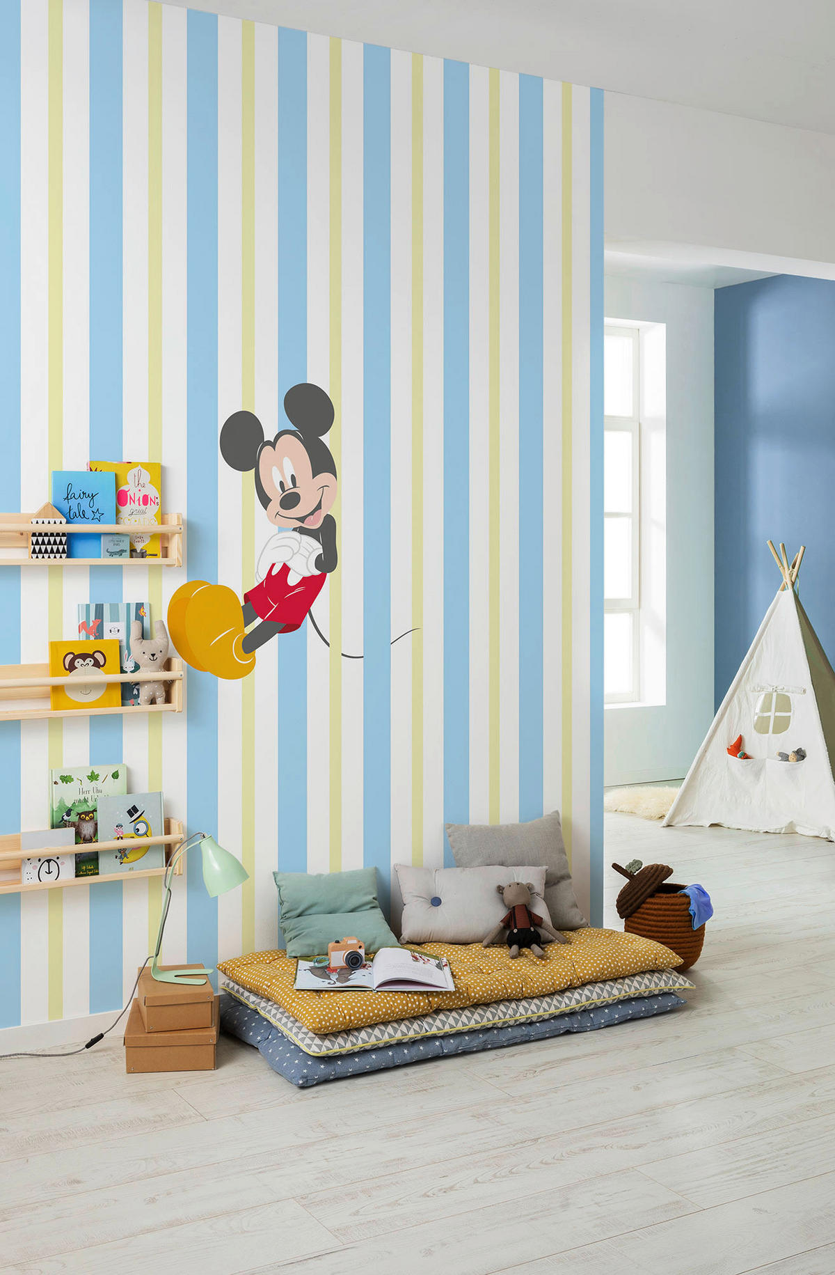 Komar Fototapete Mickey Relax Disney B/L: ca. 200x250 cm Mickey Relax - (200,00/250,00cm) - Komar