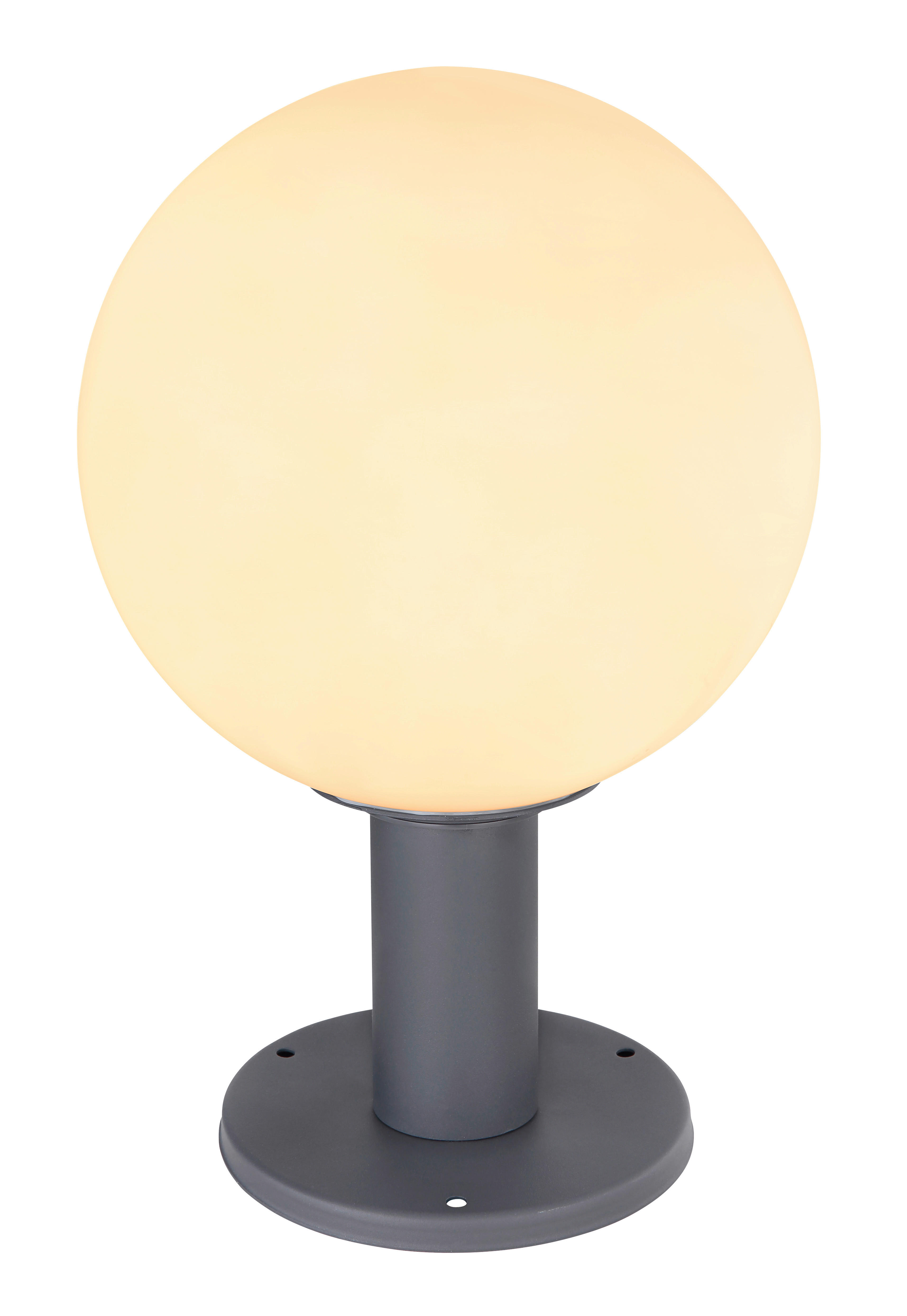 Außenleuchte weiß anthrazit H/D: ca. 38x25 cm OSSY - weiß/anthrazit (25,00/38,00cm) - GLOBO