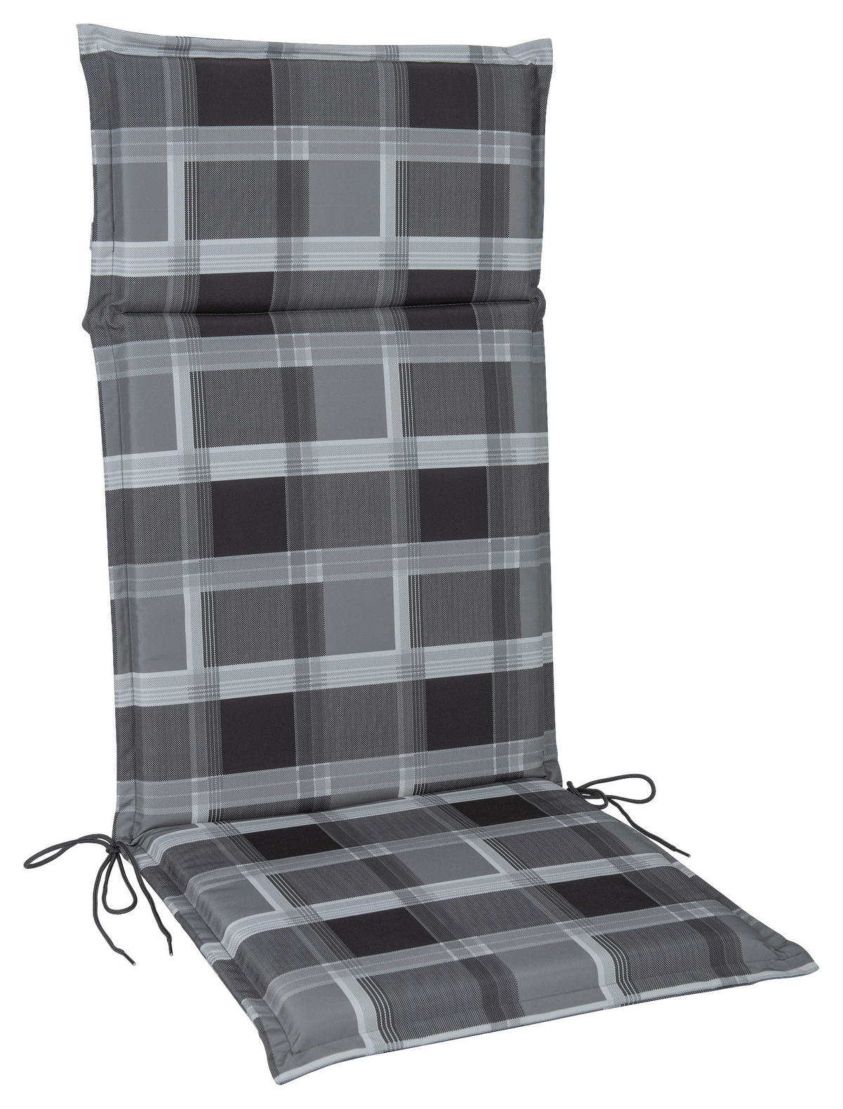 Auflage Mia grau Polyester B/H/L: ca. 47x4,5x121 cm Mia - grau (121,00/47,00/4,50cm)