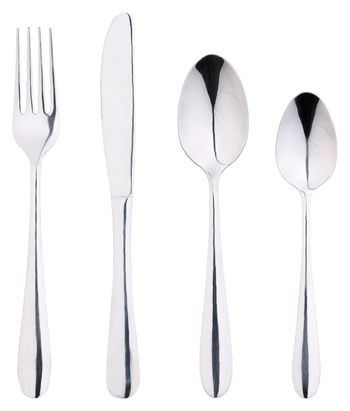 SAN IGNACIO Besteck-Set CORFU silber Edelstahl 24 tlg. CORFU - silber - SAN IGNACIO