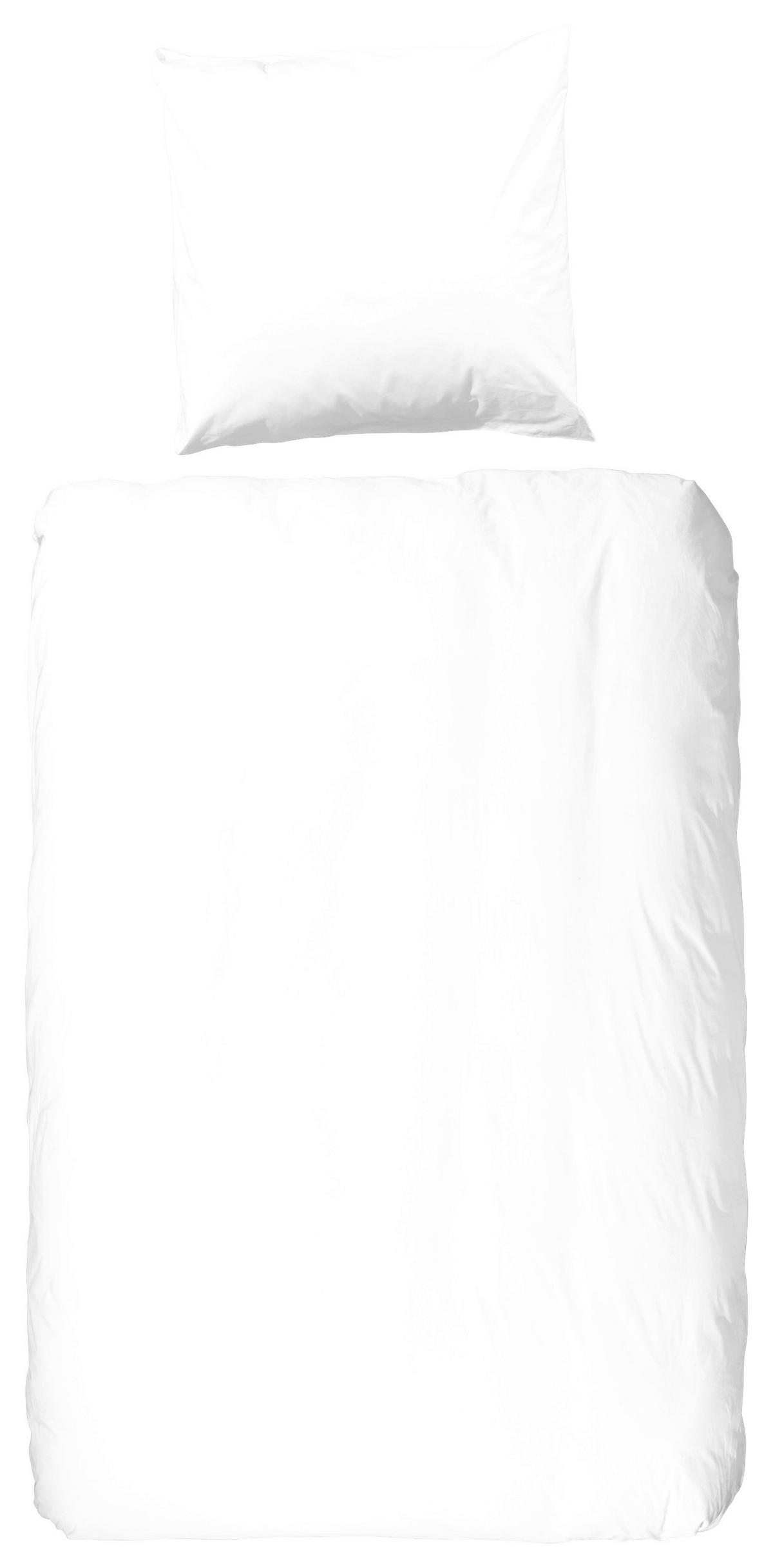 Baumwoll Bettwäsche Bettwäsche-Baumwolle_uni weiss - weiß (135,00/200,00cm) - Good Morning