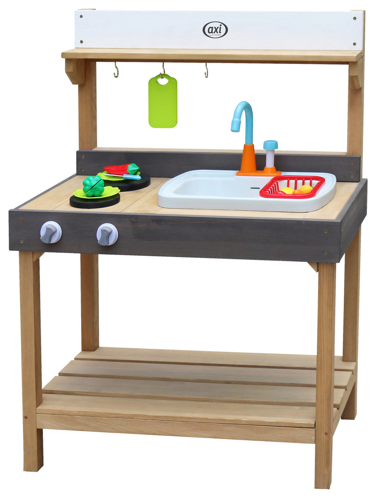 AXI Spielküchen Rosa braun B/H/L: ca. 75x100x40 cm Rosa - braun/weiß (40,00/75,00/100,00cm) - AXI