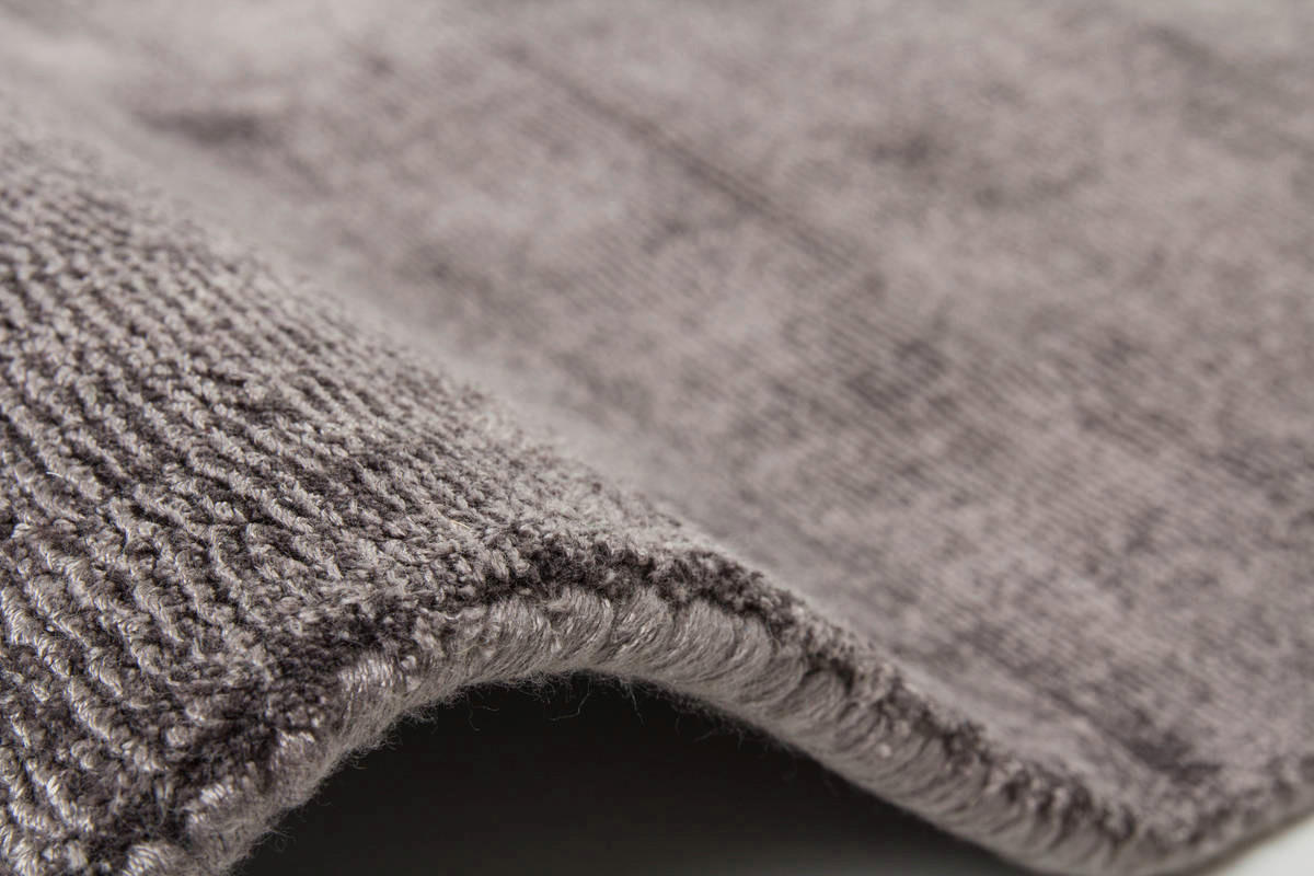 360Living Teppich Luxury grau B/L: ca. 80x150 cm Luxury - anthrazit/grau (80,00/150,00cm) - 360Living