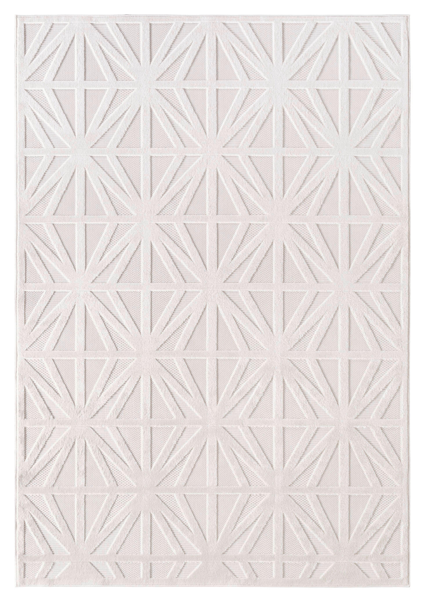 Ayyildiz Kurzflorteppich DOHA creme B/L: ca. 80x150 cm DOHA - creme (80,00/150,00cm) - Ayyildiz