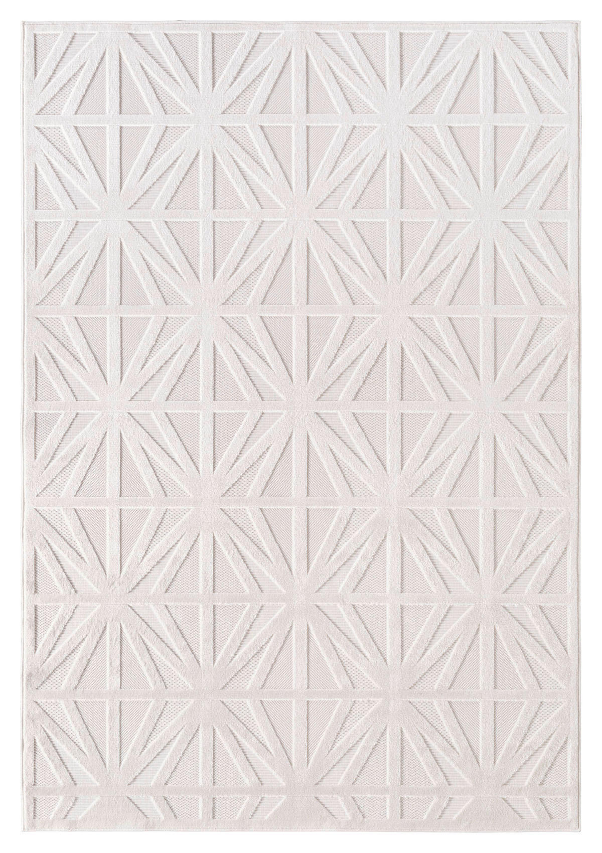 Ayyildiz Kurzflorteppich DOHA creme B/L: ca. 80x150 cm DOHA - creme (80,00/150,00cm) - Ayyildiz