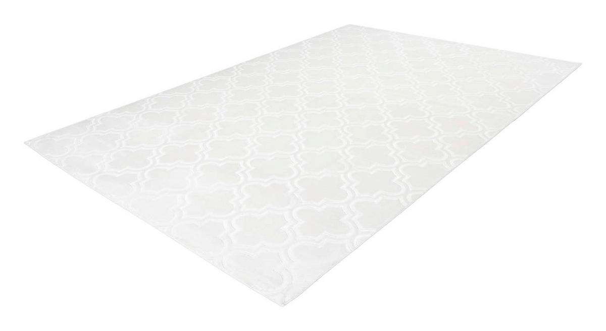 360Living Teppich Monroe weiß B/L: ca. 80x150 cm Monroe - weiß (80,00/150,00cm) - 360Living
