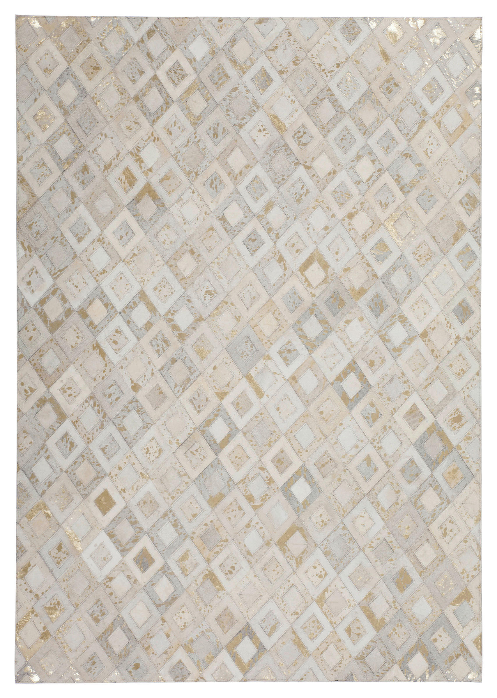 360Living Teppich Dazzle gold B/L: ca. 120x170 cm