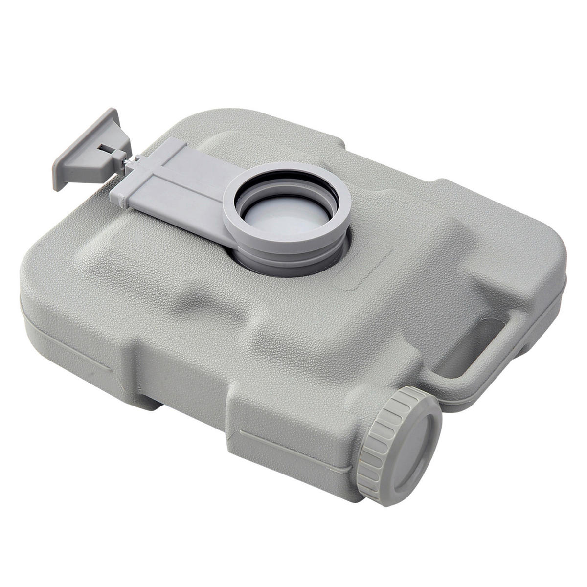 Outsunny Campingtoilette B/H/L: ca. 42x30x36 cm Campingtoilette - grau (36,00/42,00/30,00cm) - Outsunny