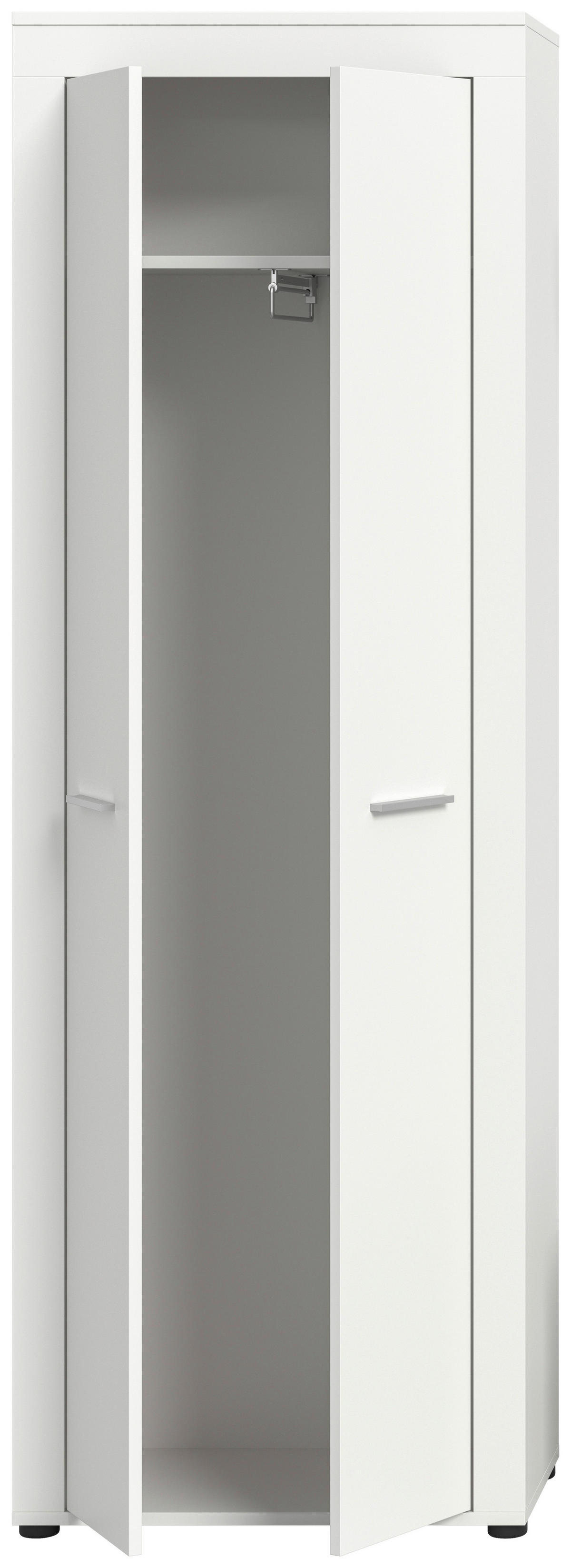 Garderobenschrank JAM weiß B/H/T: ca. 64x191x35 cm JAM - weiß (64,00/191,00/35,00cm) - xonox.home