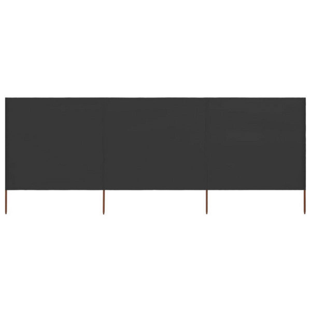 vidaXL Windschutz Windschutz - anthrazit (400,00/160,00cm) - vidaXL