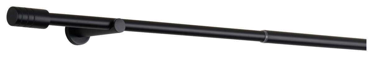 Stilgarnituren rillcube schwarz Metall ausziehbar von ca. 120 bis 210 cm 1.0 Läufe rillcube - schwarz - ondeco