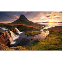 Komar Fototapete Guten Morgen auf Isländisch B/L: ca. 400x250 cm Guten Morgen auf Isländisch - (400,00/250,00cm) - Komar