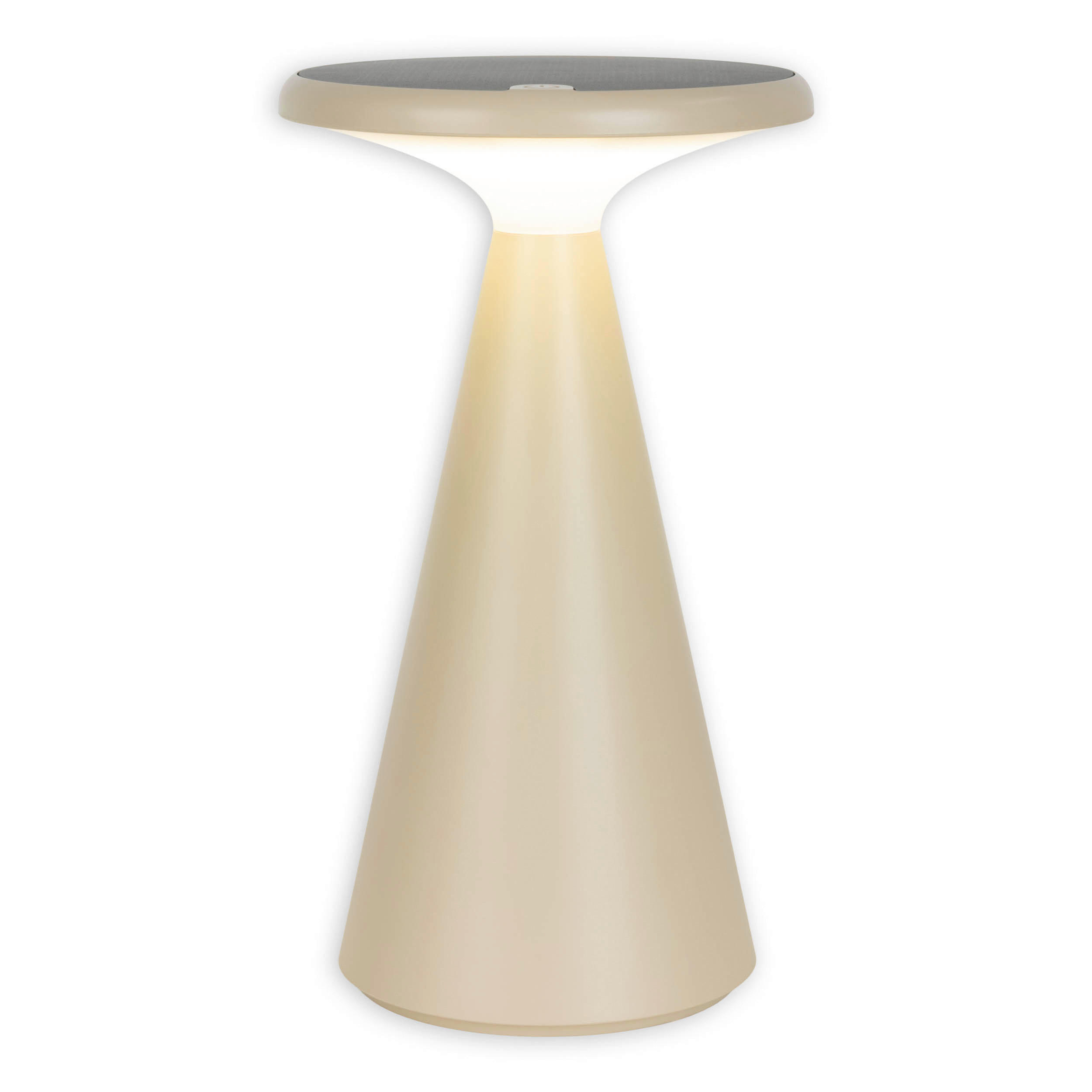 LED-Außentischleuchte beige B/H/T/D: ca. 11,5x20x11,5x11,5 cm PALU - beige (11,50/20,00/11,50cm) - Näve Leuchten