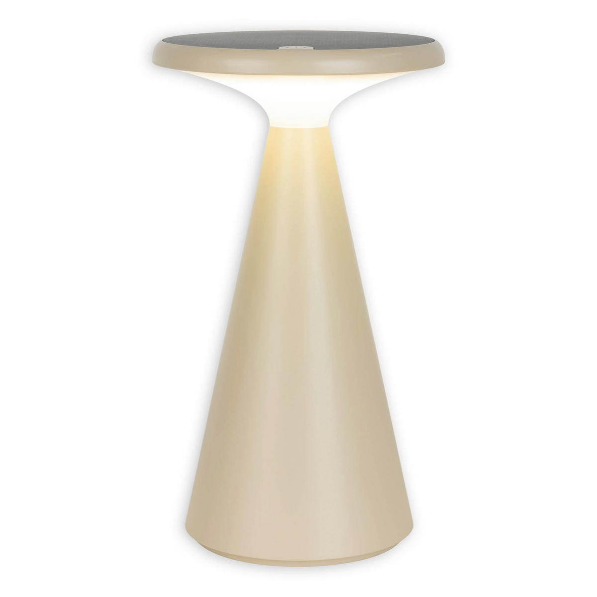 LED-Außentischleuchte beige B/H/T/D: ca. 11,5x20x11,5x11,5 cm PALU - beige (11,50/20,00/11,50cm) - Näve Leuchten