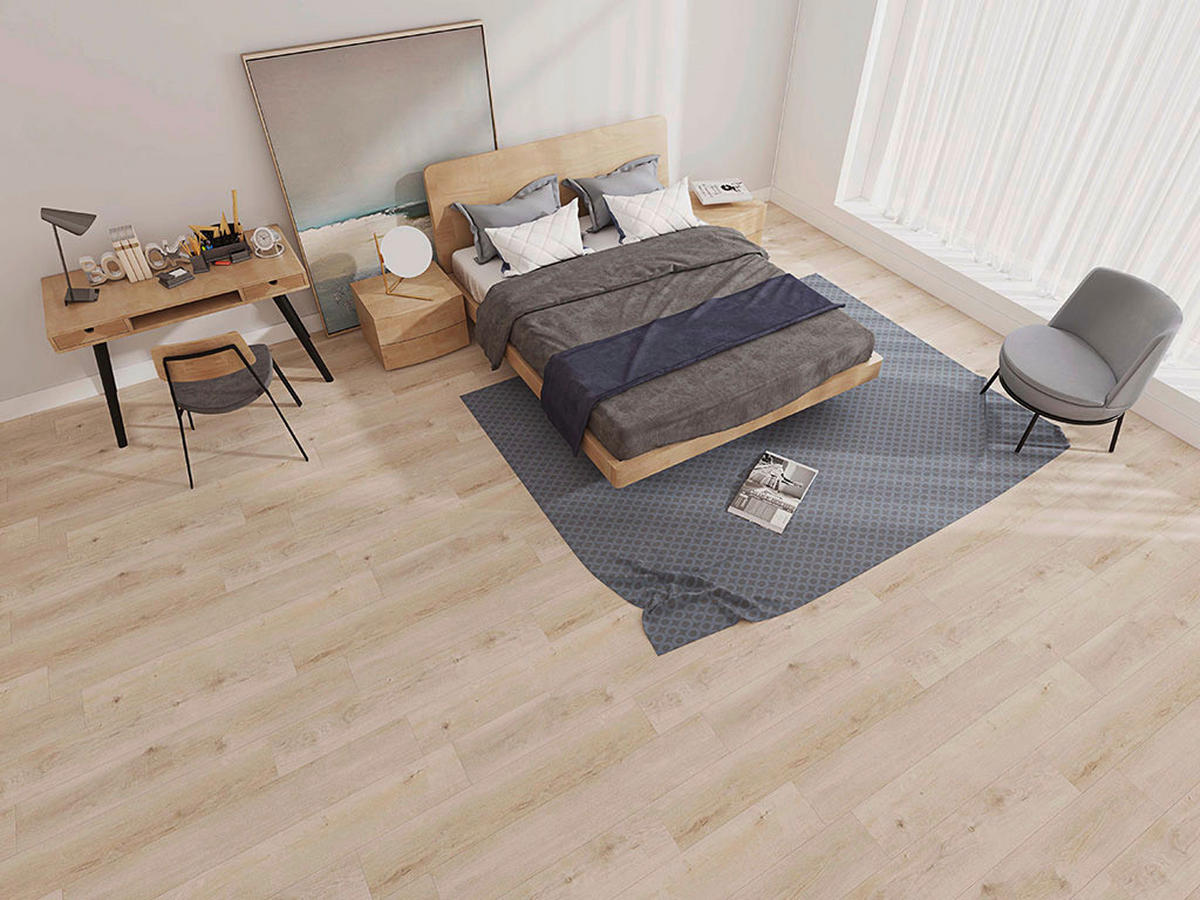 Click-Vinylboden Ziesar ca. 2,196 m² im Paket  B/L: ca. 18x122 cm pro Paket Ziesar ca. 2,196 m² im Paket - (122,00/18,00/0,45cm)