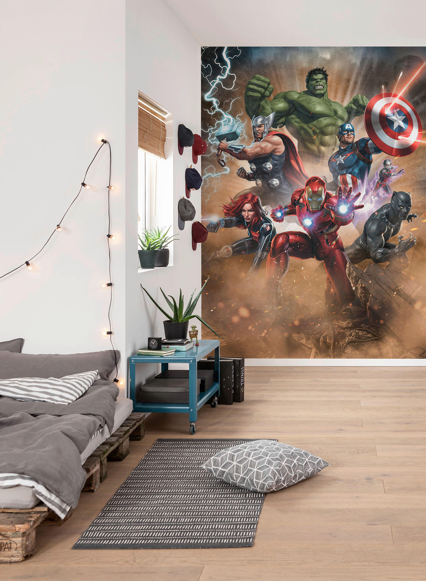 Komar Fototapete Avengers Superpower IADX4-079 B/H: ca. 200x280 cm Avengers Superpower IADX4-079 - (200,00/280,00cm) - Komar