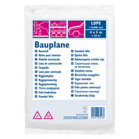 Bauplane B/L: ca. 400x500 cm Bauplane LDPE 40my 20qm - (400,00/500,00cm) - easypro.