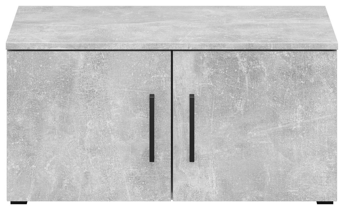 Aufsatz Multi-Stauraum Typ 54 Beton Optik B/H/T: ca. 70x35x40 cm Multi-Stauraum Typ 54 - Beton (70,00/35,00/40,00cm)