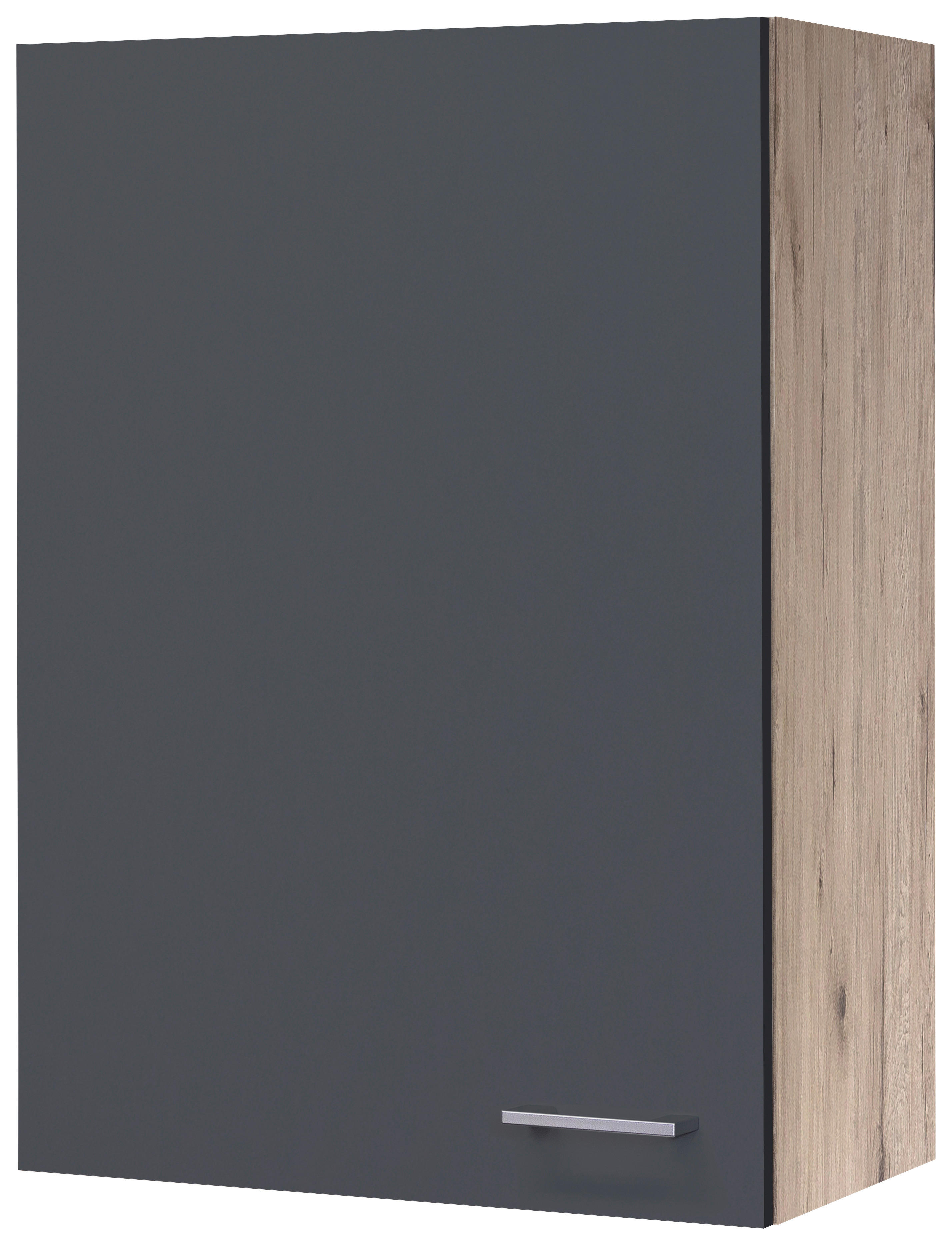 Hängeschrank Morena grau matt B/H/T: ca. 60x89x32 cm Morena - Eiche/Basalt (60,00/89,00/32,00cm) - Flex-Well