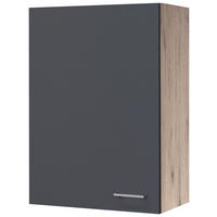 Hängeschrank Morena grau matt B/H/T: ca. 60x89x32 cm Morena - Eiche/Basalt (60,00/89,00/32,00cm) - Flex-Well