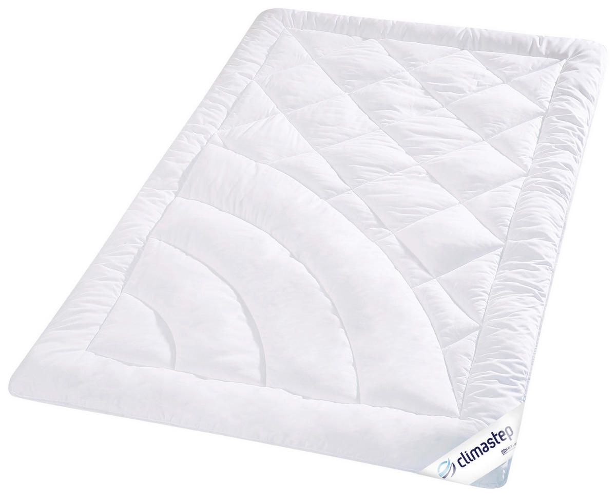 Steppbett Climastep_Steppdecke 155x220cm - weiß (155,00/220,00cm)
