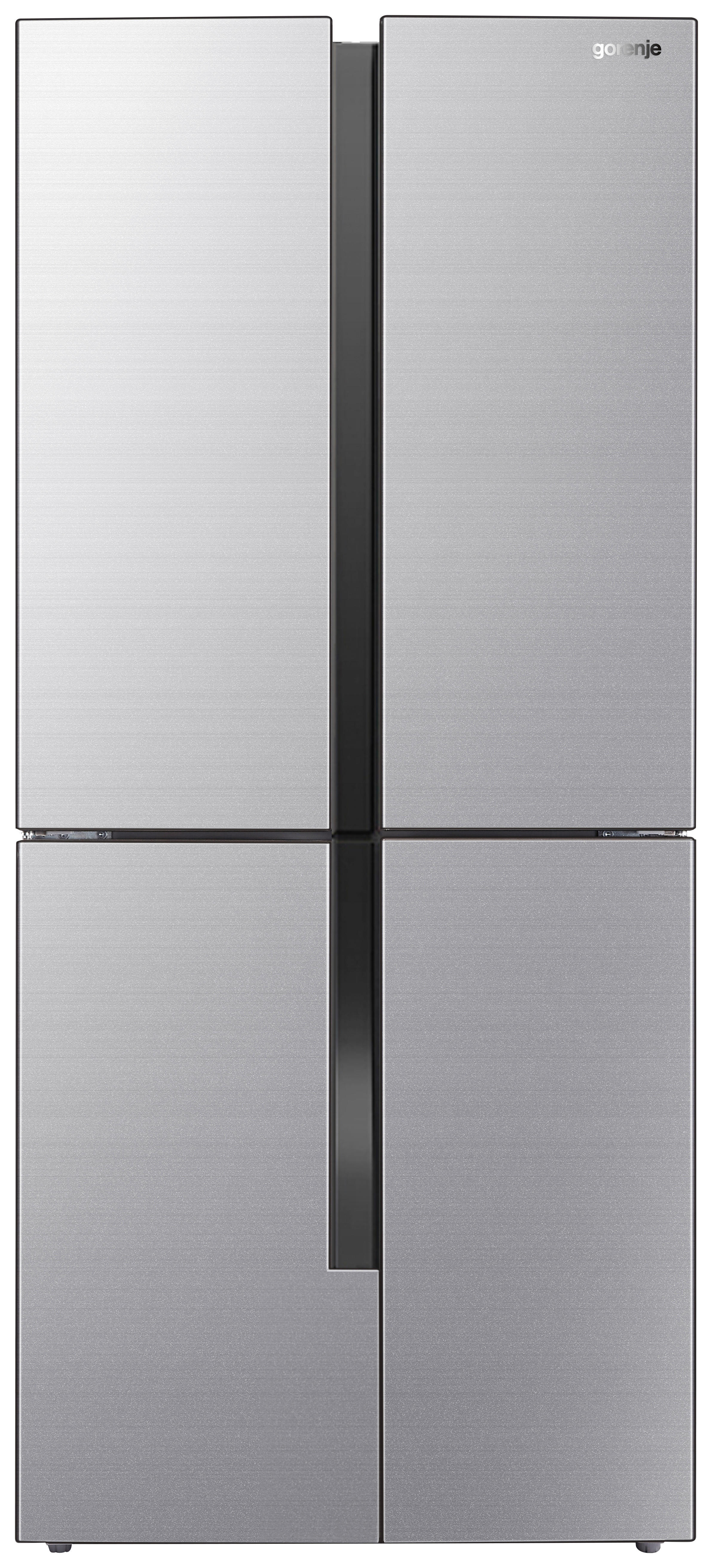 Gorenje Cross-Door Kühl/Gefrierkombination NRM8182MX Edelstahloptik B/H/T: ca. 79x182x64 cm