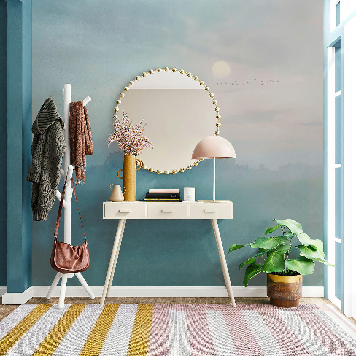 Komar Fototapete Hazy Hush B/L: ca. 200x250 cm Hazy Hush - (200,00/250,00cm) - Komar