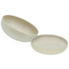 CreaTable Salatschalenset Uno Sand sand Steinzeug 2 tlg. Uno Sand - sand - CreaTable