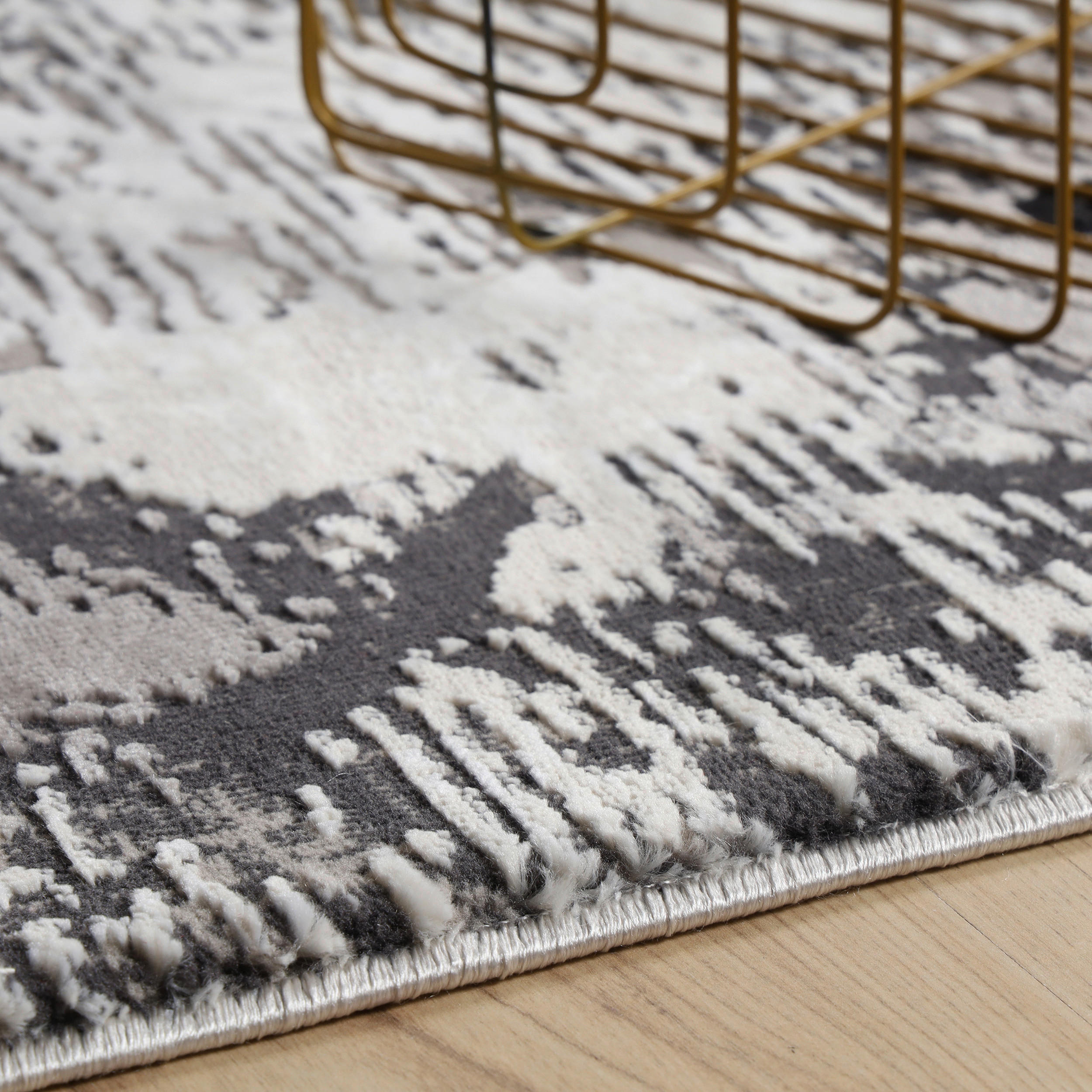 Teppich Opal grau B/L: ca. 80x150 cm Opal - grau (80,00/150,00cm)