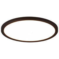 Reality LED-Deckenleuchte schwarz Kunststoff H/D: ca. 2,5x29 cm LED-Deckenleuchte_Aureo - schwarz (29,00/2,50cm) - Reality