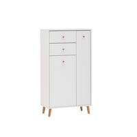 Highboard Bjarne weiß B/H/T: ca. 60,2x103,4x33,05 cm Bjarne - weiß (60,20/103,40/33,05cm) - Schildmeyer