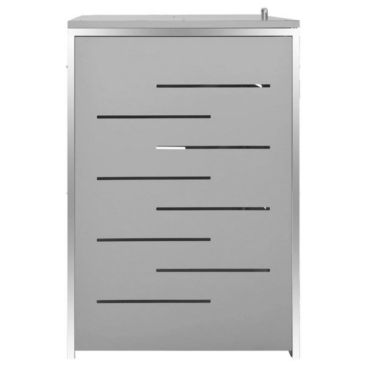 VidaXL Mülltonnenbox grau Mülltonnenbox - grau - VidaXL