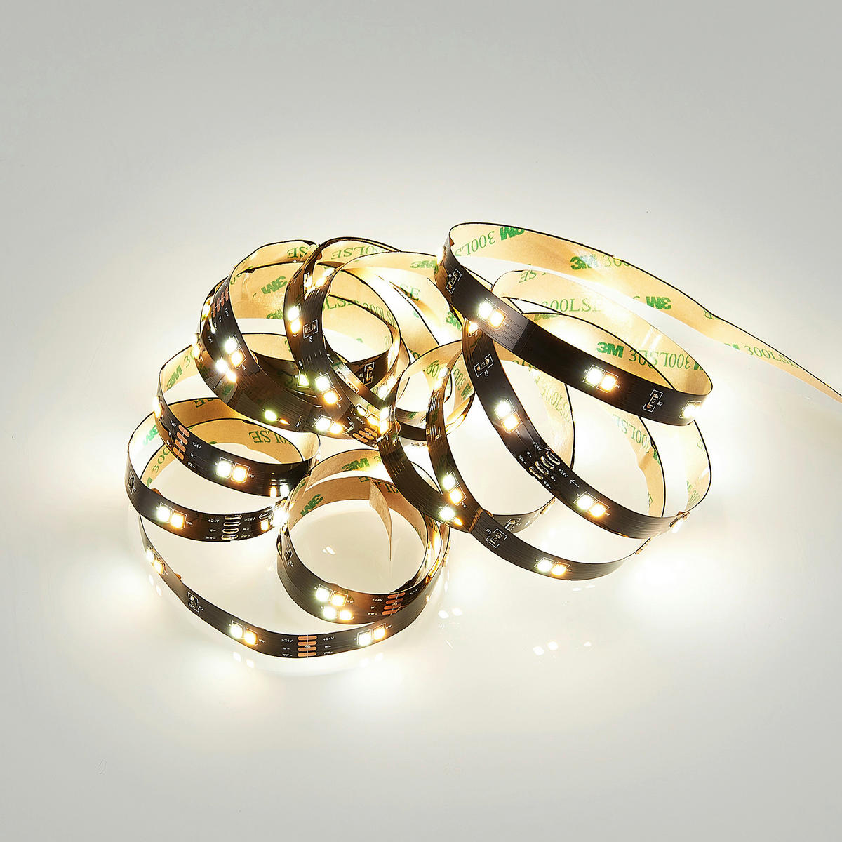 Lichtband schwarz Kunststoff B/L: ca. 1x300 cm LED-Lichtband_Chip - schwarz (1,00/300,00cm)