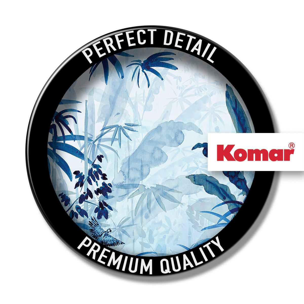 Komar Fototapete Blue Jungle B/L: ca. 300x280 cm Blue Jungle - (300,00/280,00cm) - Komar
