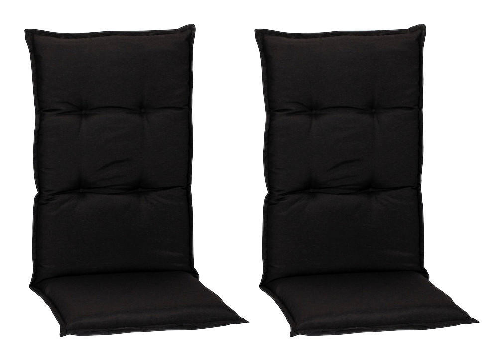 Beo Saumauflage für Hochlehner Trabzon anthrazit Polyester-Mischgewebe B/H/S: ca. 118x46x8 cm 2er Set Trabzon - anthrazit (118,00/46,00cm) - Beo