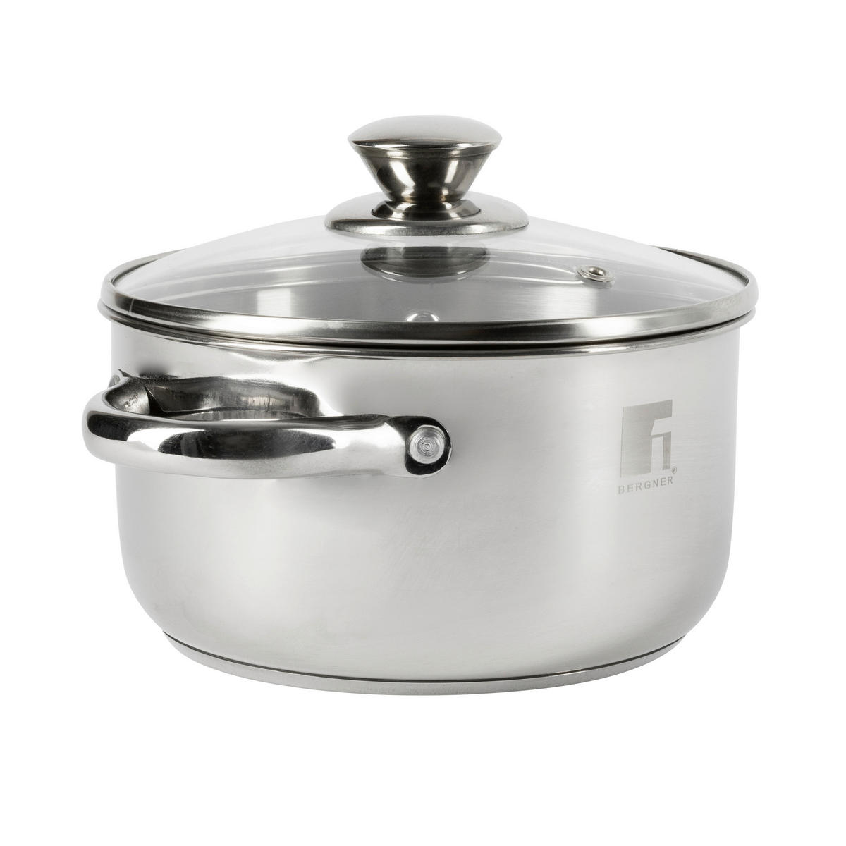 BERGNER Topfset Alea silber Edelstahl 6 tlg. Alea - silber - BERGNER