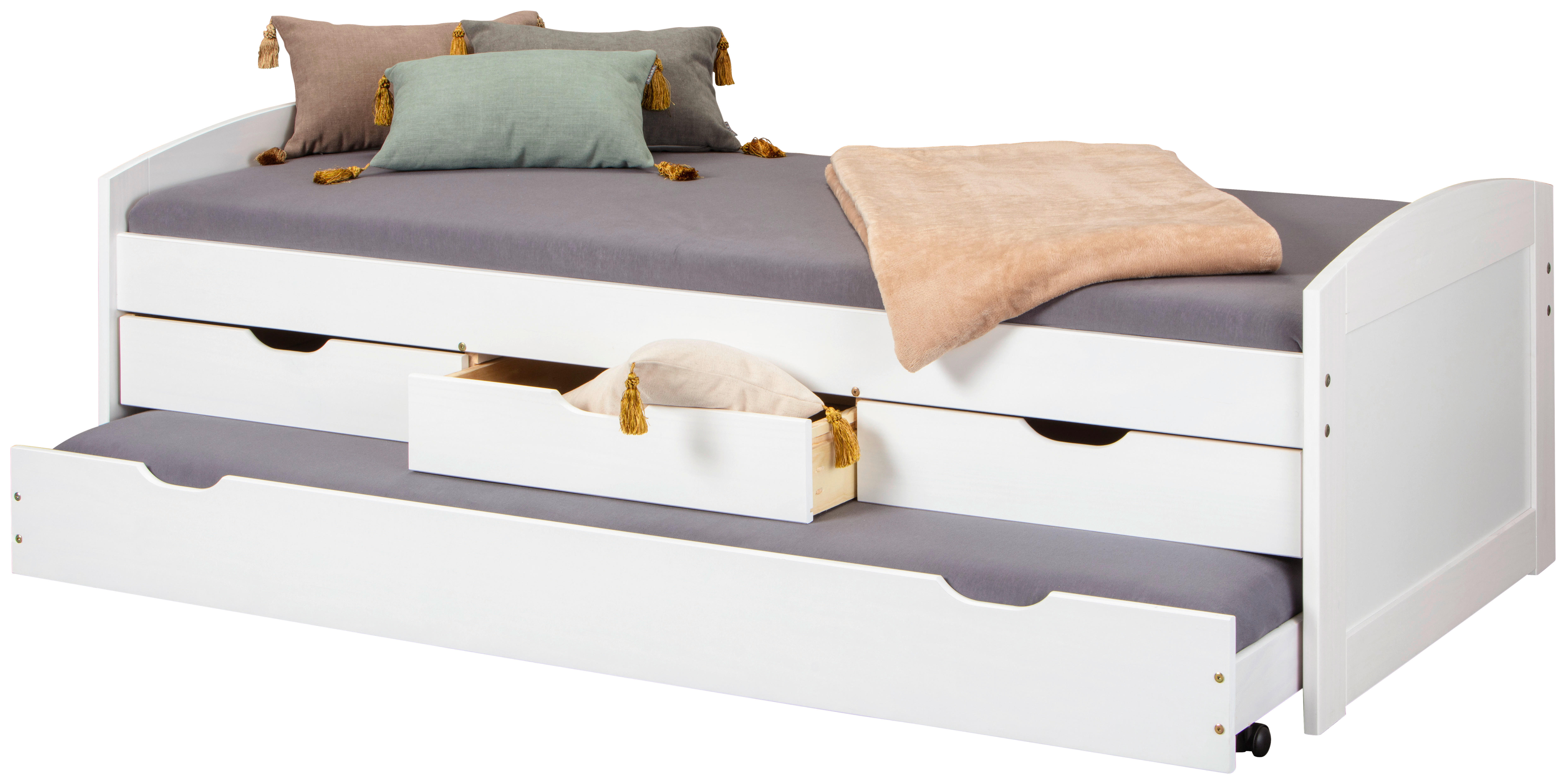 Funktionsbett Ulli weiß Liegefläche B/L: ca. 90x200 cm Ulli - weiß (98,00/63,00/205,00cm)
