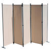 Grasekamp Paravent beige Stahl H/L: ca. 165x268 cm Paravent_Sichtschutz_5tlg. beige - beige (268,00cm) - Grasekamp