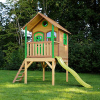 AXI Spielhaus Laura grün B/H/L: ca. 318x272x191 cm Laura - braun/grün (191,00/318,00/272,00cm) - AXI