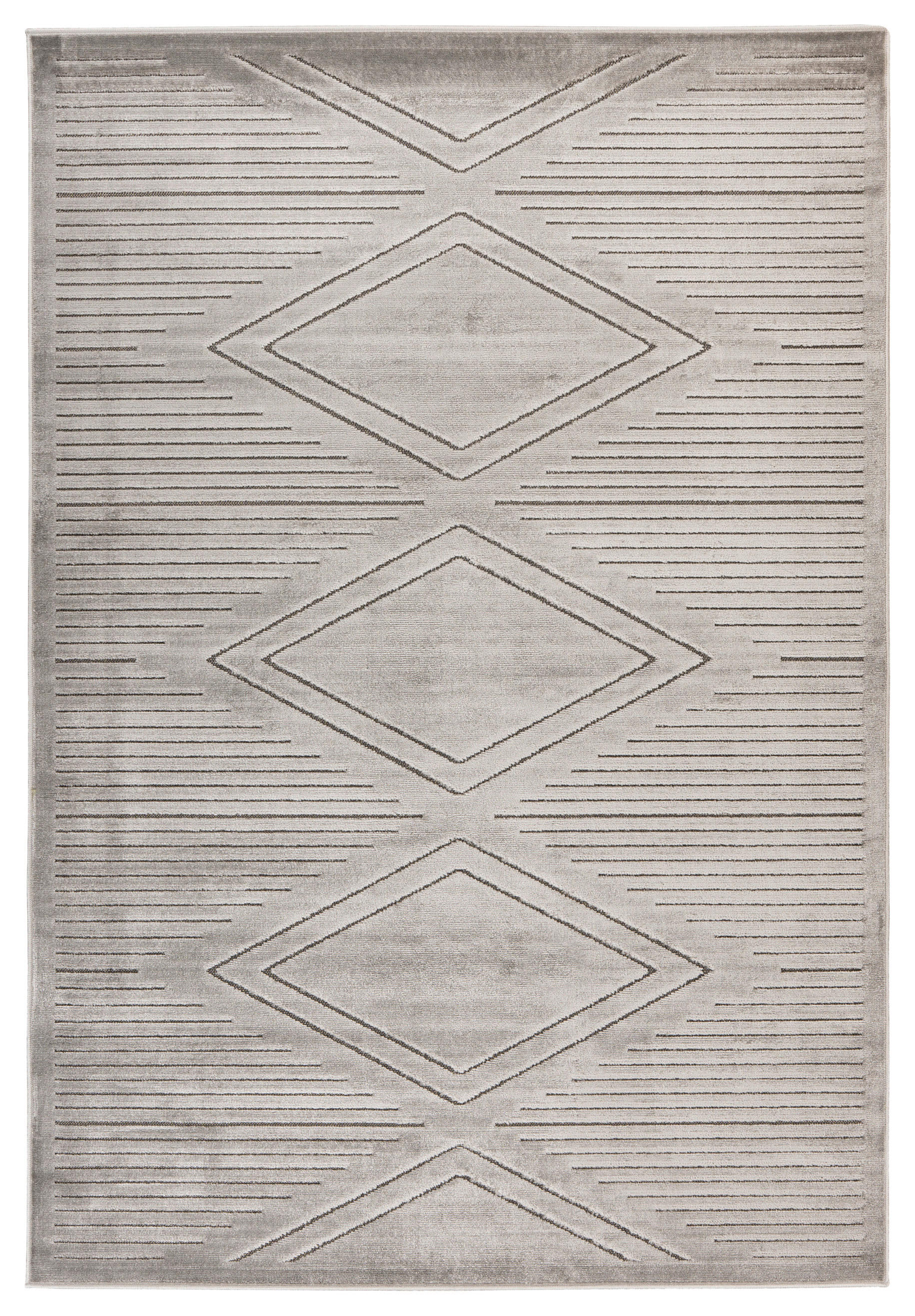 360Living Teppich Madita grau B/L: ca. 160x230 cm Madita - grau (160,00/230,00cm) - 360Living