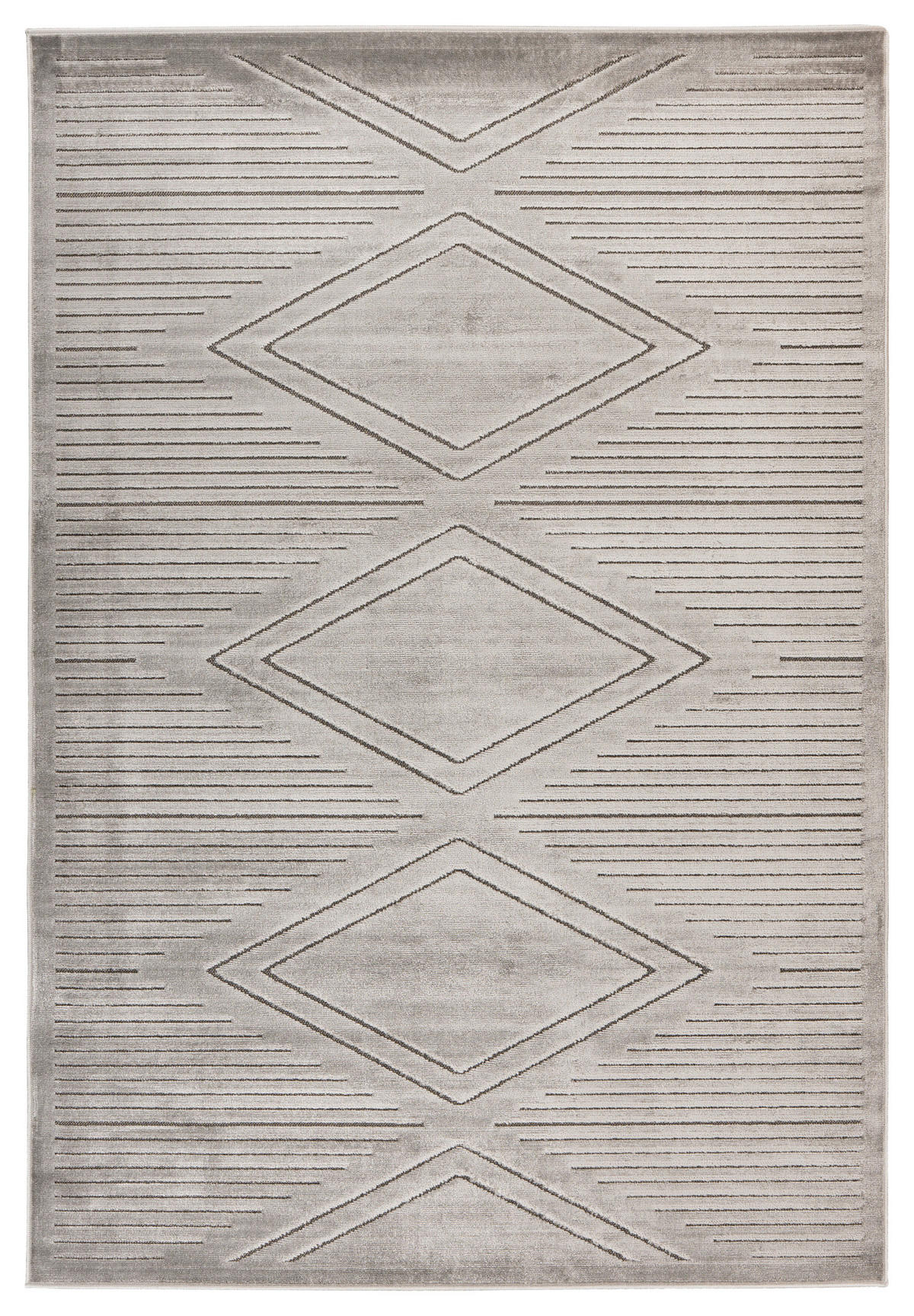 360Living Teppich Madita grau B/L: ca. 160x230 cm Madita - grau (160,00/230,00cm) - 360Living